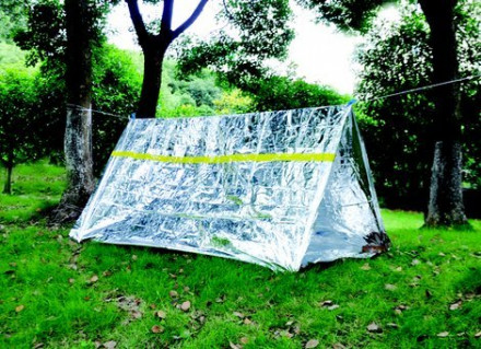 Reflective Tube Tent - Silver
